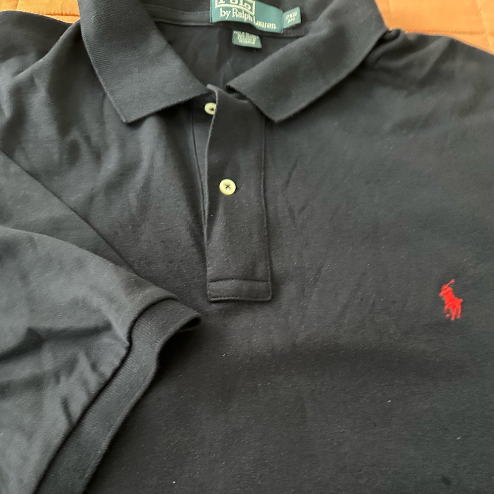 Ralph Lauren Men’s Navy Blue Polo with Red Pony